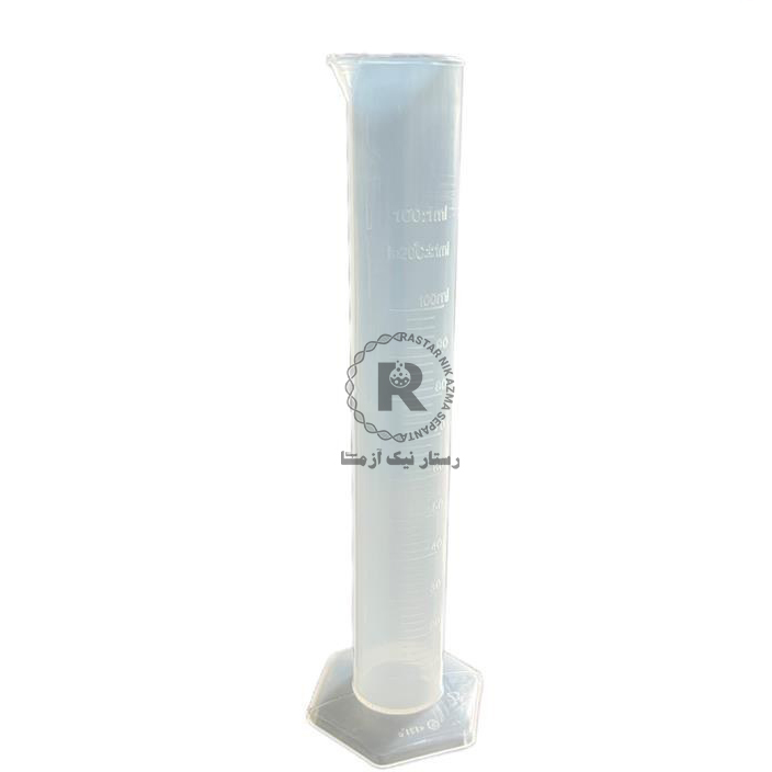 استوانه مدرج 100cc پلاستيكي