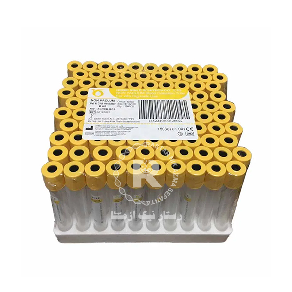 0-XINLE-لوله لخته ژلدار بدون وكيوم(100*13)6ml
