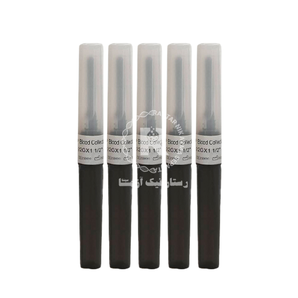 02-XINLE-سوزن خونگیری22G(مشکی)	