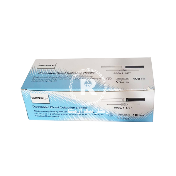 XINLE-سوزن خونگیری22G(مشکی) زینل